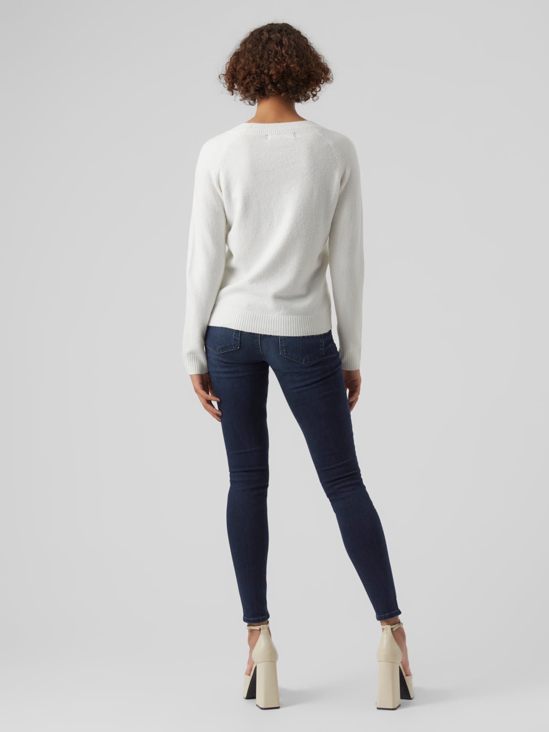 VMDOFFY Pullover - Snow White - VERO MODA & VILA Bergvik